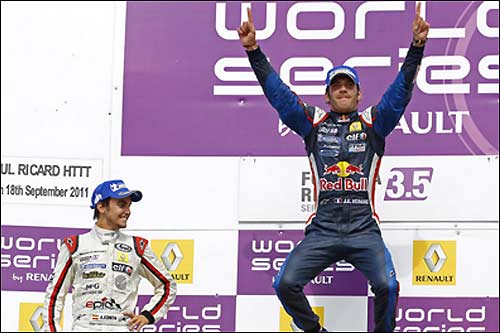 Жан-Эрик Вернь радуется победе на Поль-Рикаре