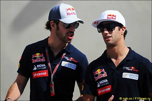 Жан-Эрик Вернь (слева) и Даниэль Риккардо