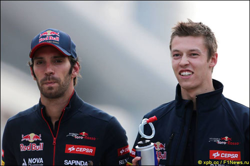 Жан-Эрик Вернь и Даниил Квят