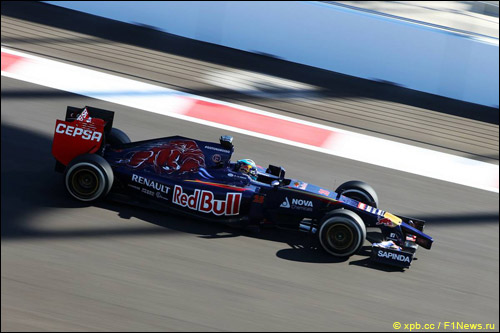 Жан-Эрик Вернь на трассе в Сочи