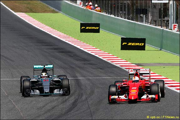 Борьба Феттеля и Хэмилтона