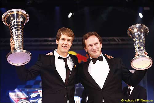 Себастьян Феттель и Кристиан Хорнер