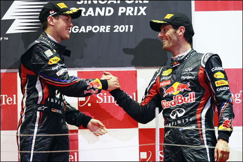 Себастьян Феттель и Марк Уэббер