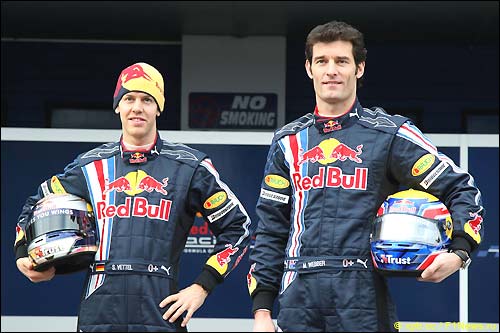 Себастьян Феттель и Марк Уэббер