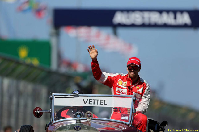 Себастьян Феттель в Австралии