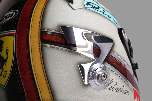 Обновлённый дизайн шлема Себастьяна Феттеля, фото JMD