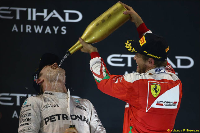 Себастьян Феттель и Нико Росберг