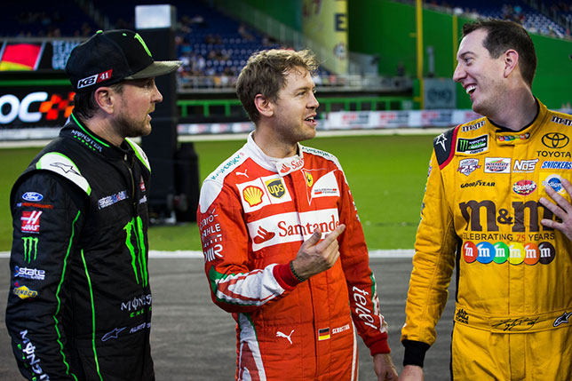 Один Себастьян Феттель одолел двух братьев Буш