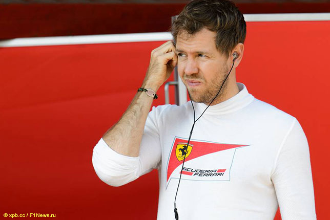 В понедельник Себастьян Феттель с прессой не общался