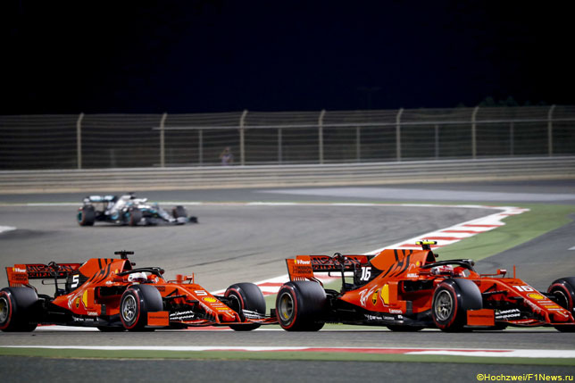 Себастьян Феттель и Шарль Леклер