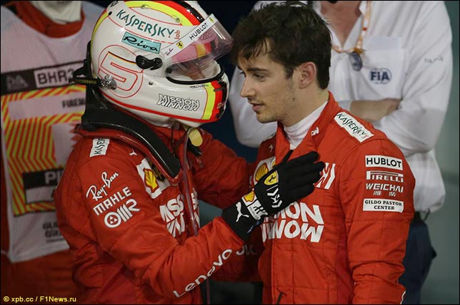 Себастьян Феттель и Шарль Леклер