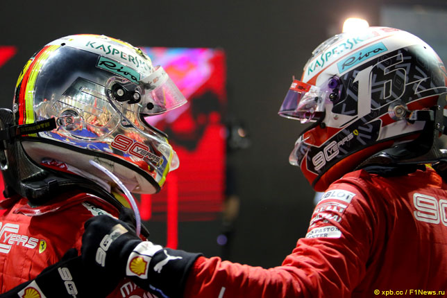 Себастьян Феттель и Шарль Леклер