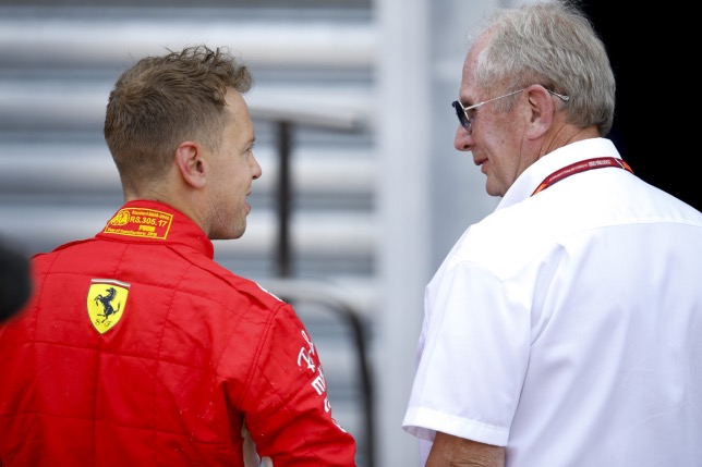 Себастьян Феттель и Хельмут Марко, фото Hoch-Zwei