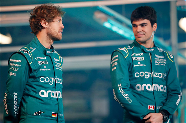 Себастьян Феттель и Лэнс Стролл