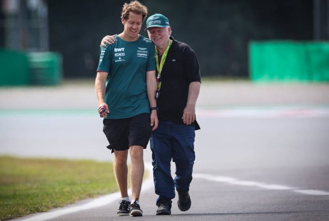 Себастьян Феттель и его отец Норберт, фото XPB