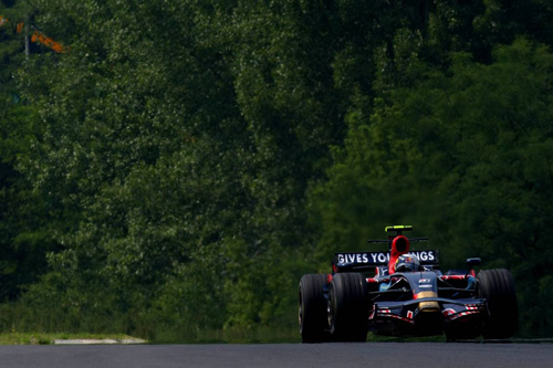 Адриан Сутиль на трассе Хунгароринг