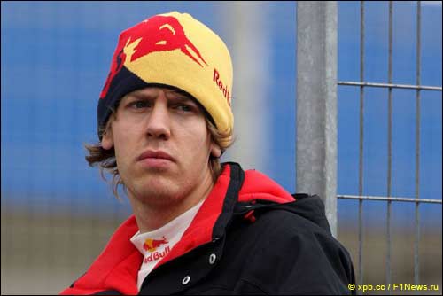 Себастьян Феттель на тестах в Хересе