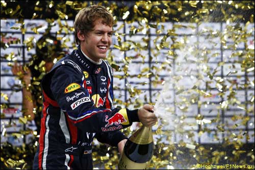 Себастьян Феттель на Гонке Чемпионов