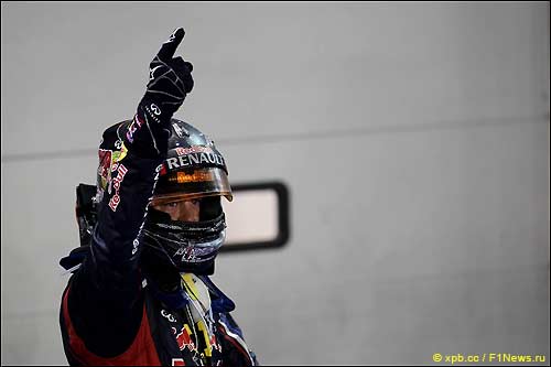 Себастьян Феттель - победитель Гран При Сингапура