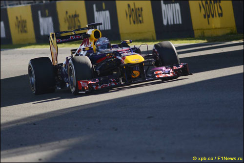 Себастьян Феттель на тестах в Хересе