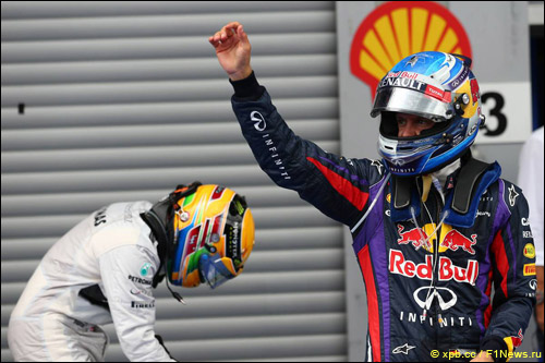 Льюис Хэмилтон и Себастьян Феттель