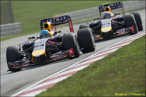 Себастьян Феттель и Даниэль Риккардо