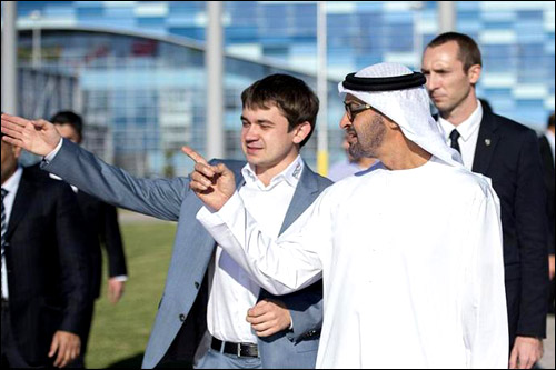 Сергей Воробьём и Мохаммед бин Зайед Аль Нахайян