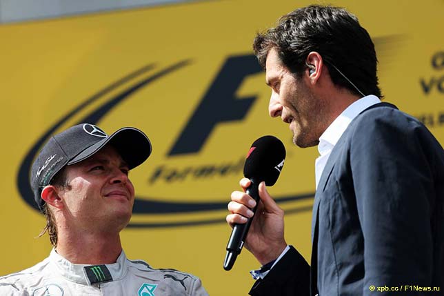 Марк Уэббер и Нико Росберг, Гран При Австрии 2014 года