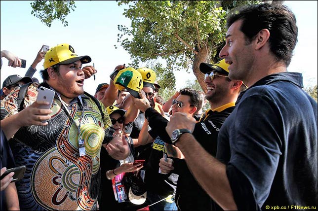 Даниэль Риккардо и Марк Уэббер