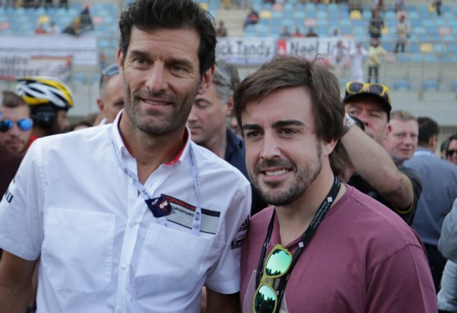 Марк Уэббер и Фернандо Алонсо