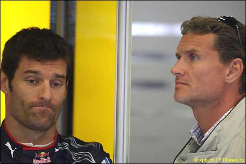 Валенсия. Марк Уэббер и Дэвид Култхард