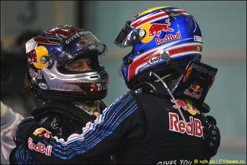 Себастьян Феттель и Марк Уэббер