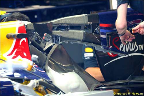 Система воздуховодов на Red Bull RB6