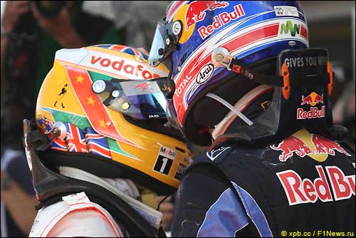 Льюис Хэмилтон и Марк Уэббер