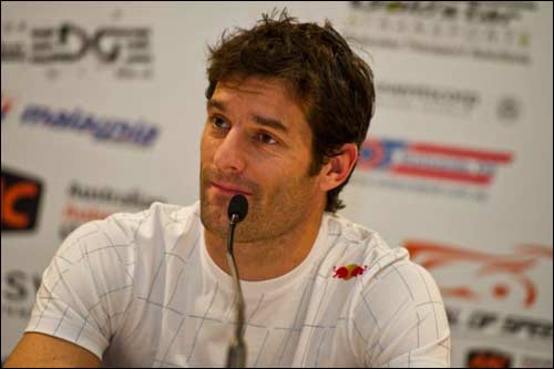 Марк Уэббер на Фестивале Скорости в Перте, ноябрь 2010