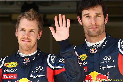 Себастьян Феттель и Марк Уэббер