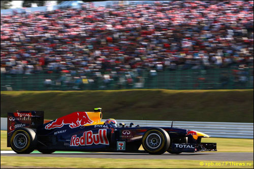 Марк Уэббер на трассе Гран При Японии