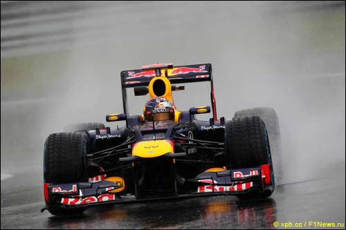 Себастьян Феттель на Гран При Бельгии