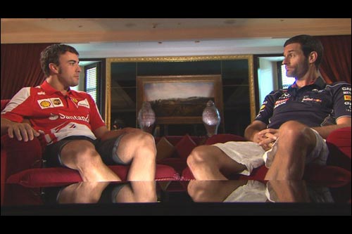 Фернандо Алонсо и Марк Уэббер, фото ВВС