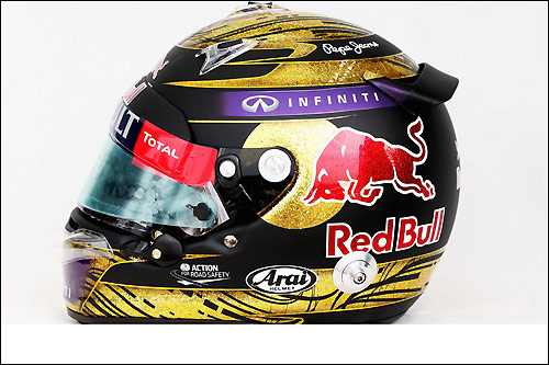 Шлем Себастьяна Феттеля