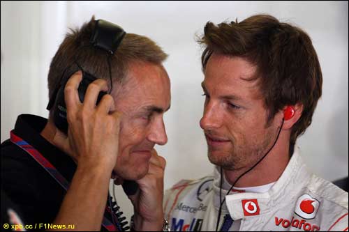 Мартин Уитмарш и Дженсон Баттон