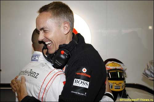 Мартин Уитмарш и Льюис Хэмилтон