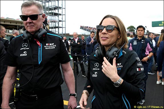 Исполнительный директор Williams Group Майк О'Дрисколл и Клэр Уильямс