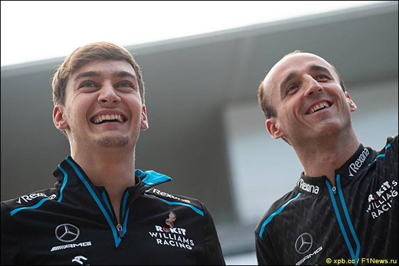 Роберт Кубица и Джордж Расселл