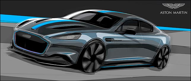 Aston Martin RapidE. Фото: пресс-служба Aston Martin