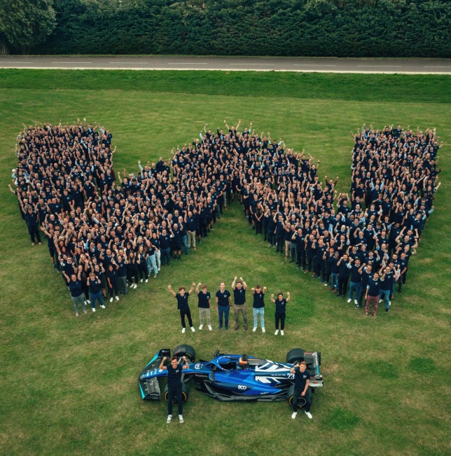 Акция Williams, посвящённая 800 Гран При, фото пресс-службы команды