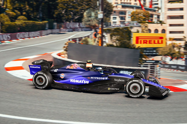 Раскраска Williams на Гран При Монако