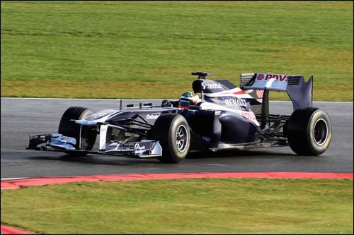 Лучано бачета на тестах Williams