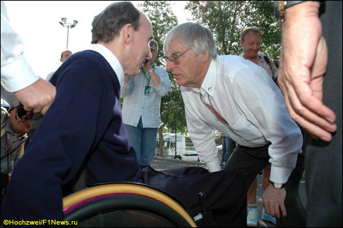 Фрэнк Уильямс и Берни Экклстоун