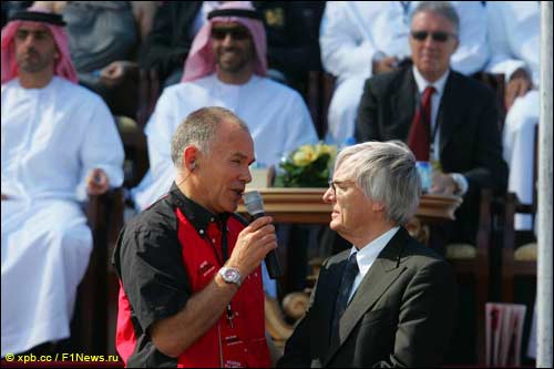 Питер Уиндзор и Берни Экклстоун